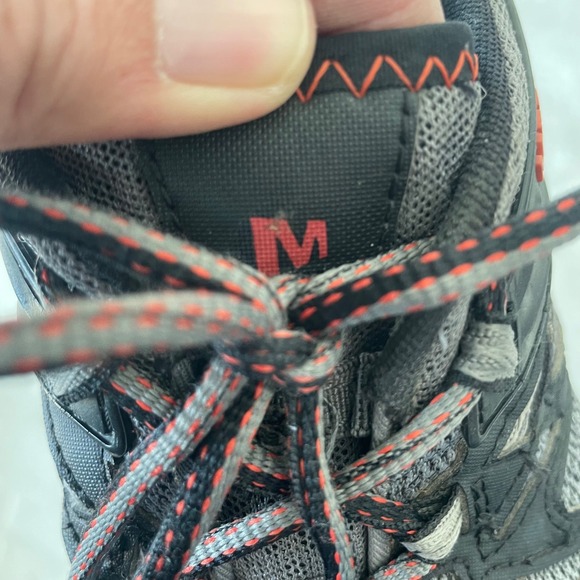 Merrell All Out Blaze Aero‎ Sport Hiking Water Shoes Mens 9.5 gray Black Red main image 5